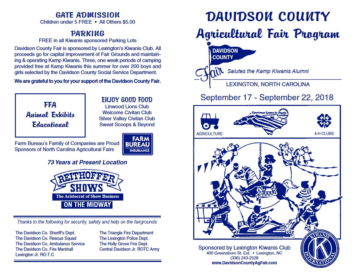 2018 Davidson County Fair North Carolina Cooperative Extension