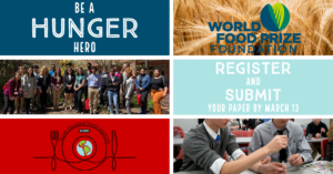 Be a hunger hero. Register and submit your paper by march 13.